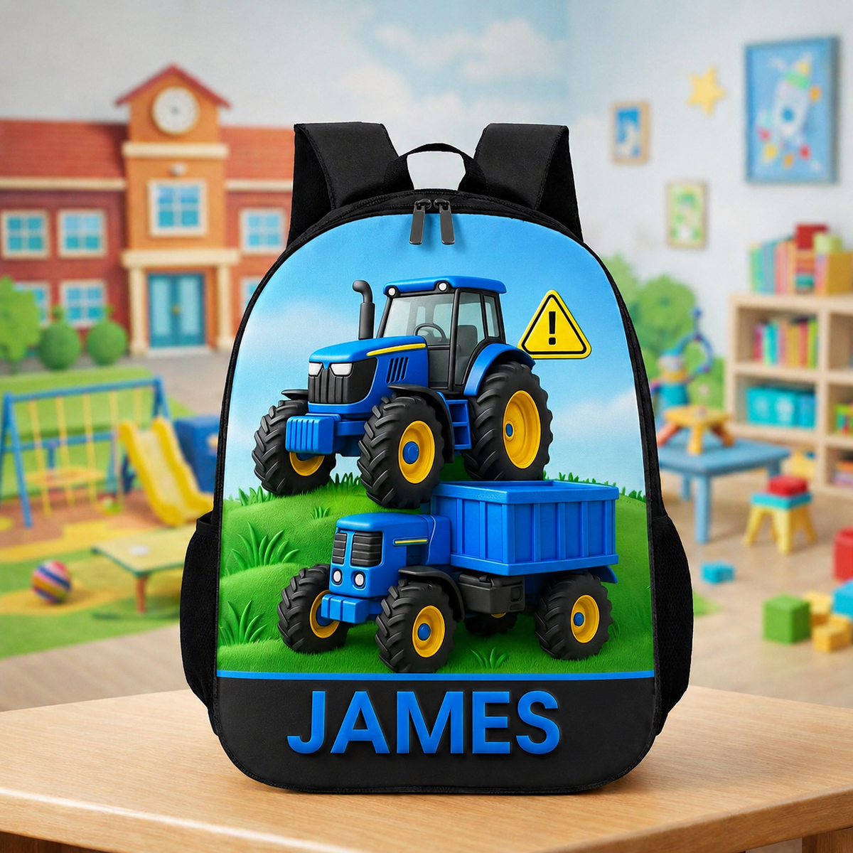 Custom Kids Backpack, Excavator Truck Back To School Backpack, Construction Backpack Birthday ,Gift For Boys, School Bag For Children Toddler