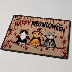 Happy Meowloween Personalized Cat Photo Doormat - Personalized Doormat f635e90c-9259-4f3a-83d4-c938ac73adef.jpg