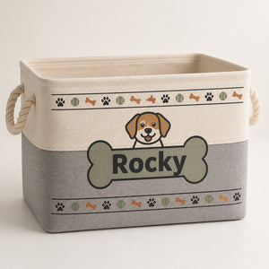 Personalized Dog Toy Storage Bin – Bone Badge Name - Personalized Storage Bag f64f35b0-82df-41ab-8ea5-be51eb1b4ea5.jpg