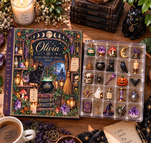 Personalized Witch Advent Calendar, Halloween Spell Book Countdown, 24 Magic Charms, Gothic Witch Gift, Custom Name GIFT 2026, Spooky Decor f65ba189-0e2d-4639-93e1-fa098371035a-il_1588xN.8565948556_edfc.jpg