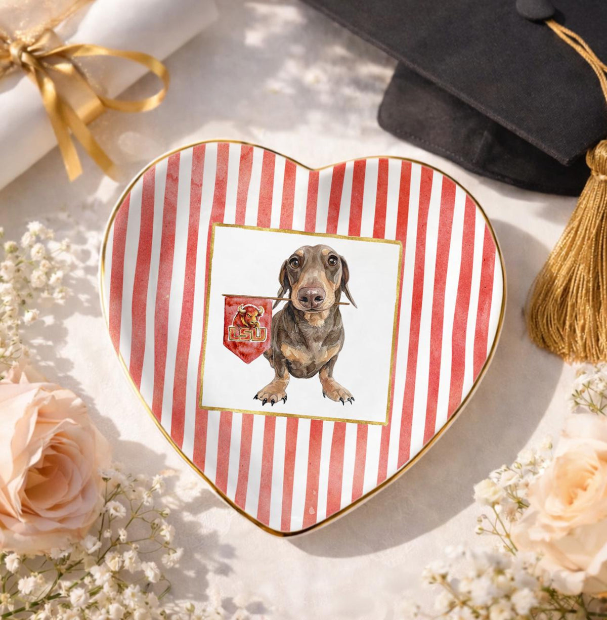 Custom Collegiate Pet Portrait Ring Dish, Graduation Gifts, School Logo Keepsake, Sports Team Pet Jewelry Dish, College Grad Gifts For Her f6673ed8-a3f1-4d94-845f-3c0d9ac9665b-3.jpg