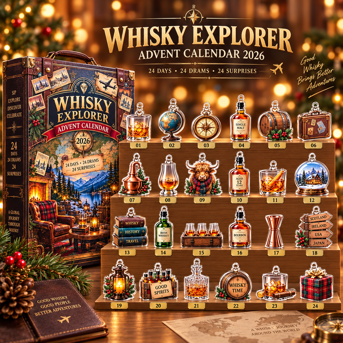 Whisky Explorer Advent Calendar 2026, 24 Days of Global Drams & Surprises, Travel Theme Christmas Countdown Gift, Holiday Decor f684833b-7a1f-4d50-b2ed-207d75bd0631-f2e58c7b-687e-40d3-acc6-6a08d9f21d8d.png