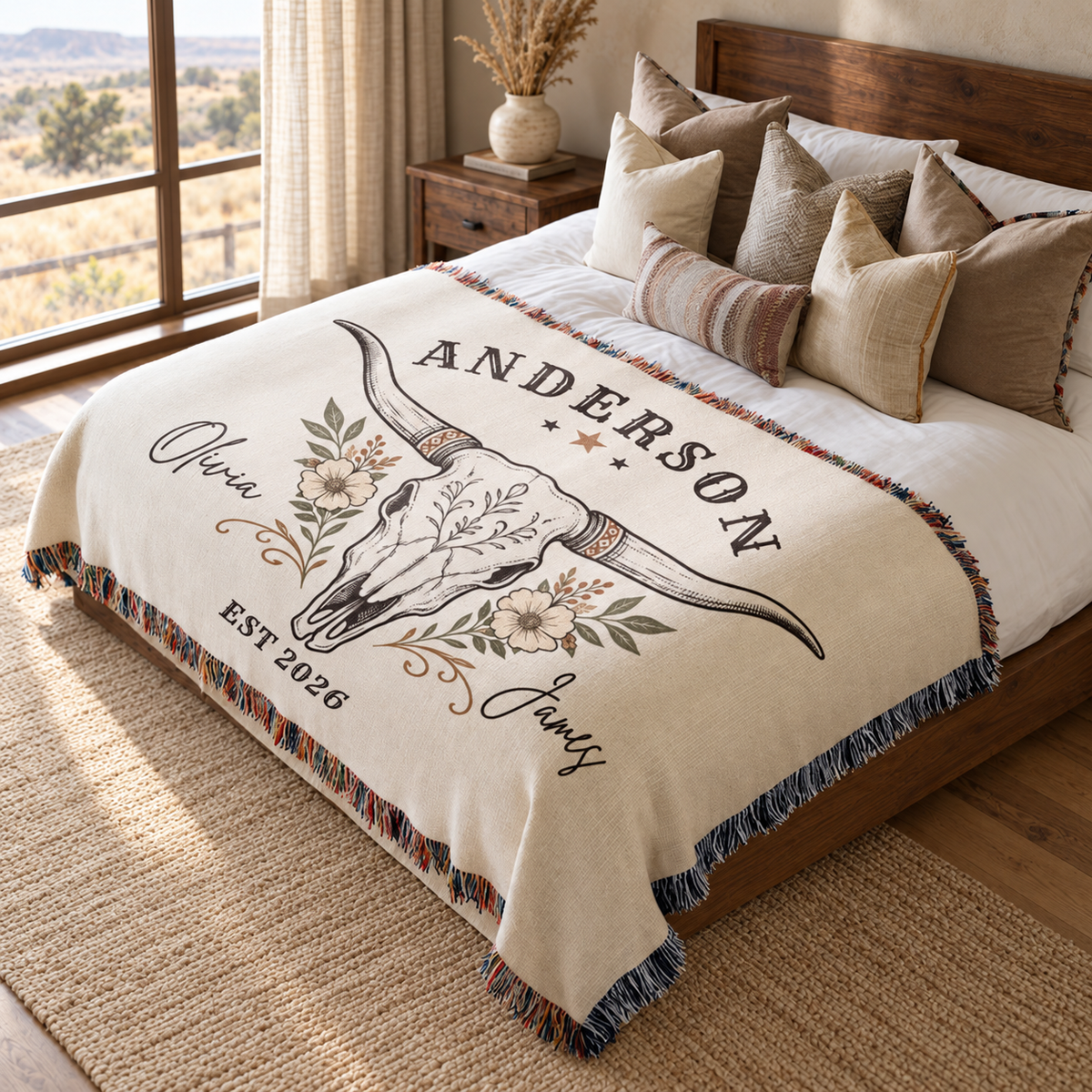 Personalized Western Wedding Blanket, Custom Mr and Mrs Woven Throw, Cowboy Couple Gift, Rustic Bridal Shower Anniversary Keepsake Gift f68eca14-4bff-485d-bfe7-8599f58930df-8ba2a612-ff41-4555-b63d-16323551c871.png