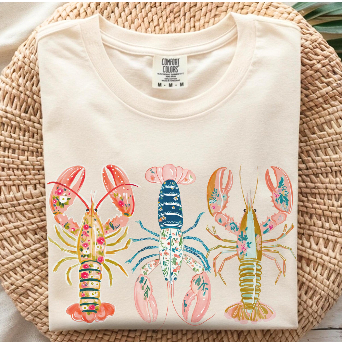 Coquette Lobster Shirt Preppy Coastal Beach Vacation Graphic Tee, New England Summer Vacation Shirt, Coastal Grandma Lobster Lover Gift f6998614-8f11-478b-bd75-6398d14762e9-4.png