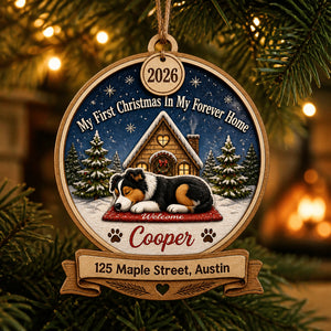 Pet Photo Snow-Globe Ornament – My First Christmas In My Forever Home - Personalized 3-Layered Wood Ornament f6a8a6d2-ceec-4233-a395-20c9b93853f7.jpg