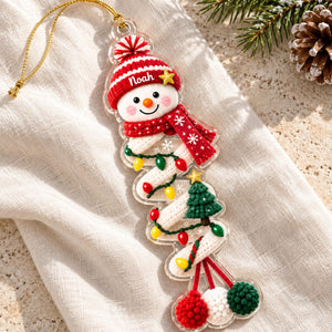 Spiral Snowman Ornament, Personalized Name Ornament, Choose Your Design, Custom Christmas Gift, Acrylic Winter Ornament f7064651-f9b5-43ac-8c25-a1ae7e088389-5.jpg