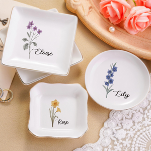 Personalized Birth Flower Ring Dish, Custom Name Jewelry Tray, Bridesmaid Gifts for her f70dfbc2-b4bd-4a52-8a22-fefefca8f1e8-8.png