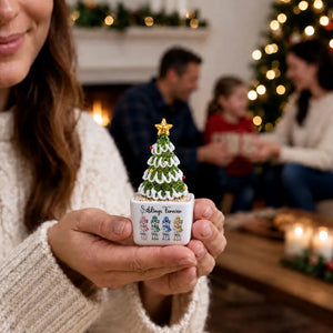 Siblings Forever - Personalized Potted Christmas Tree - Christmas Gift For Family f70ea4c5-0404-44bf-af9d-1dc4dce7348d-3.webp