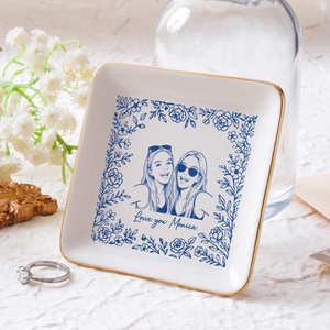 Personalized Bestie Photo Jewelry Dish, Toile De Jouy Jewelry Dish, Wedding Gift for Couple, Bridesmaid Gift f712f3e8-21bd-44c7-955d-e17948b2c14d-7.png