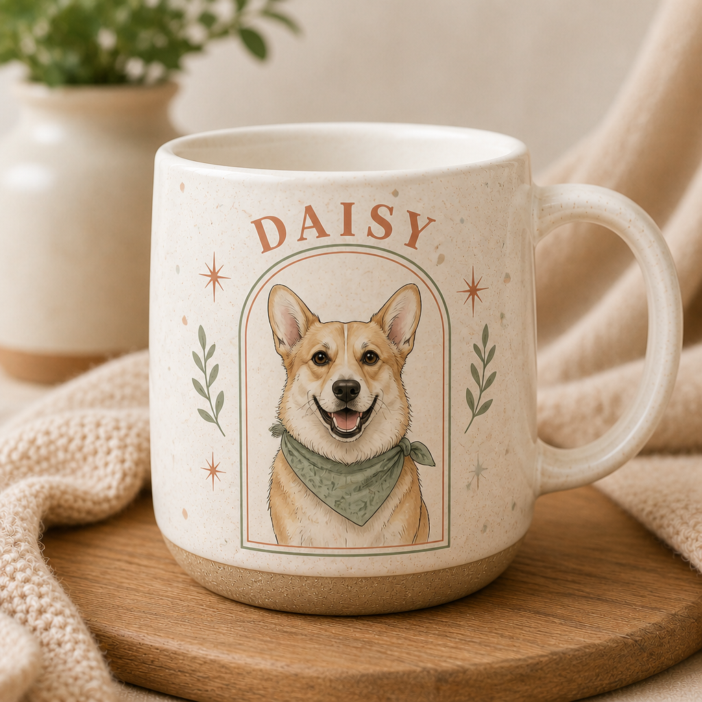 Custom Hand‑Drawn Pet Portrait Pottery Mug - Personalized Pottery Mug f715624b-0727-44e2-8f1d-f29c560c3052.png