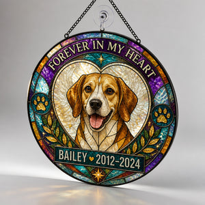 Custom Pet Memorial Stained-Glass Suncatcher — Photo to Art with Name & Years - Personalized Suncatcher Stained Glass f71dac78-fbba-4843-80b1-133185bee772.jpg