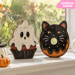 Personalized Halloween Wooden Block Decor, Cute Ghost Cat Pumpkin Skeleton and Owl Tabletop Signs, Custom Name Spooky Fall Home Decorations f730fee2-6a32-4377-9f34-1f78f5443da3-8.jpg