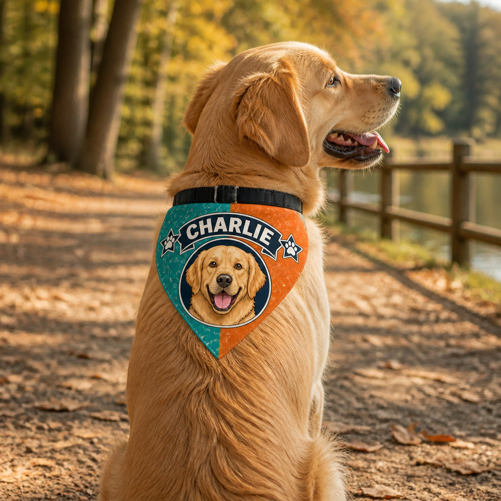 Custom Dog Bandana with Illustrated Pet Portrait and Name - Personalized Pet Bandana Collar With Adjustable Buckle f7548ce3-b391-4b0f-8065-7876f4149654.jpg