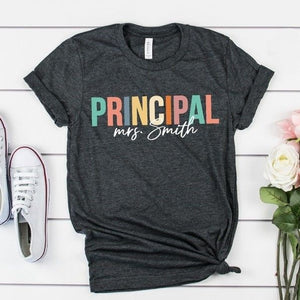 Principal T Shirt , Teacher's Day Gift , Gift for Principal, Teacher Appreciation Shirt , Best Teacher Shirt , Back To School Shirts