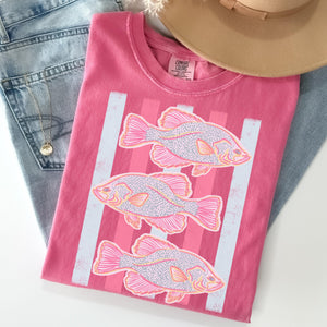 Comfort Colors Fish Stripes Shirt - Coastal Beach Summer Trendy Pink Preppy Trending Stripes - Summer Vibes T-Shirt - Cute Boho Summer Tee f76e7767-4181-4084-add3-4dbfc600f860-4.jpg