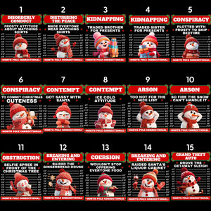 Funny Wanted Snowmen Christmas Pajama Shirts, Matching Holiday PJ's for The Family, Family Christmas T, North Pole Correctional Shirt Couple f78672be-28eb-42e3-9a0e-fdac01af614e-3.jpg