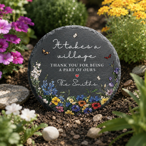 Personalized Garden Stone Thank You Gift, CustomTeacher Appreciation Gift for Caregiver, It Takes a Village Neighbor Gift, Nanny Gifts f78cc872-675c-4a86-9950-8a6ec69e078c-banner-1.png