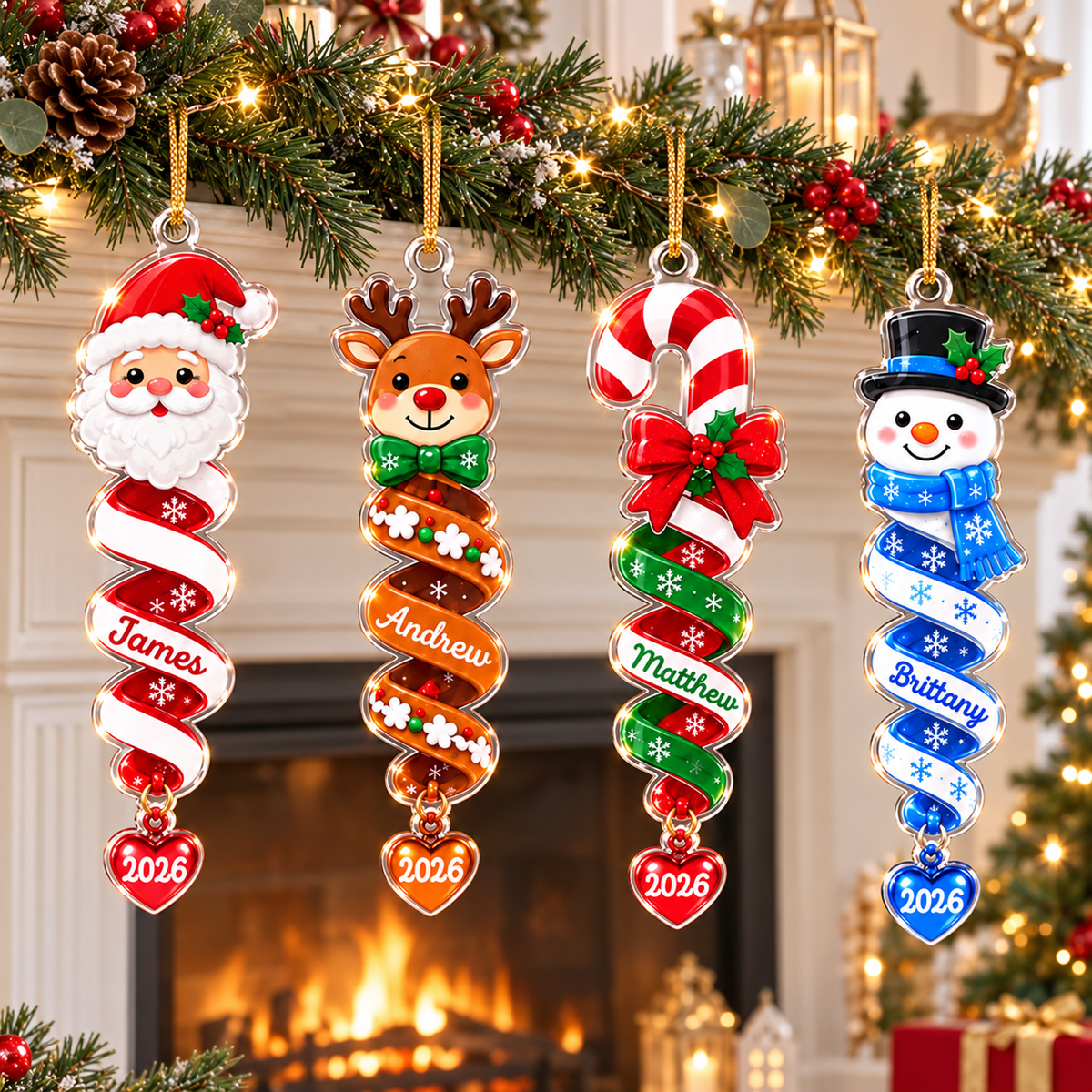 Custom Name Spiral Ornament, Spiral Christmas Ornaments, Family Ornament 2026, Snowman Santa Christmas Keepsake, Christmas Gifts for Friends f7c11dfd-08ef-4080-a35b-c1a536cb1c35-banner-1.png