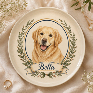 Personalized Pet Portrait Ceramic Plate – Custom Photo + Pet Name - Personalized Personalized Ceramic Plate f7c228a9-373b-41c4-a7bf-7dd8ee6cc271.png