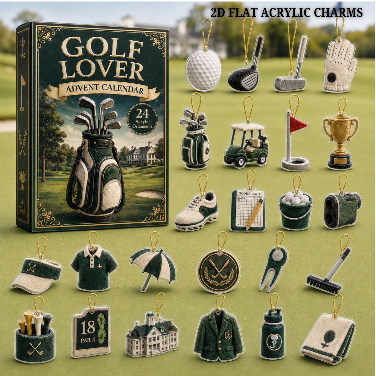 Golf Lover Advent Calendar 2026 - 24-Day Festive Countdown, Acrylic Charms Blind Box - Gift For Sports Lovers f7ebb2c5-4ad2-420c-a7e3-faf0e3189d9f-text-golf.png