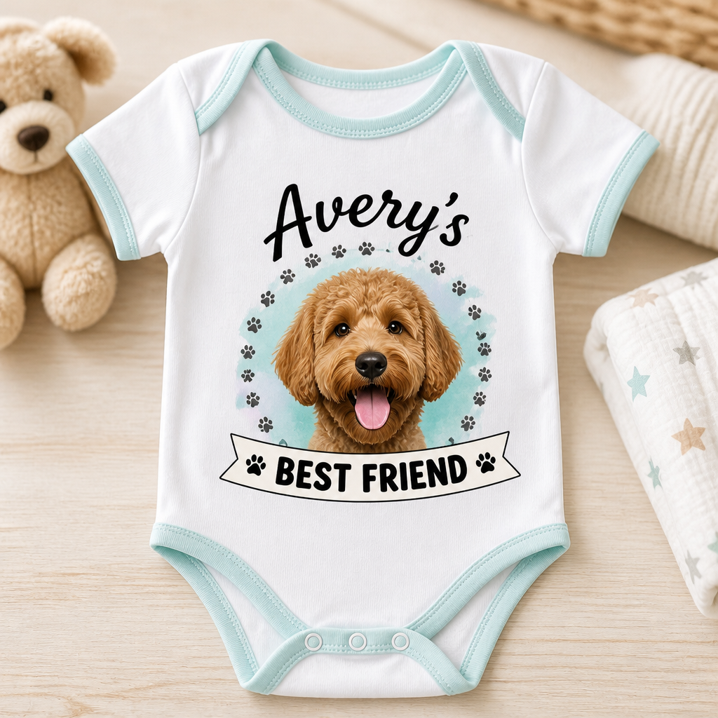 Pet Photo Baby Onesie – [Name]'s Best Friend - Personalized Baby Onesie With Color f7f611a9-3dae-4f85-8f3b-683d6825028f.png