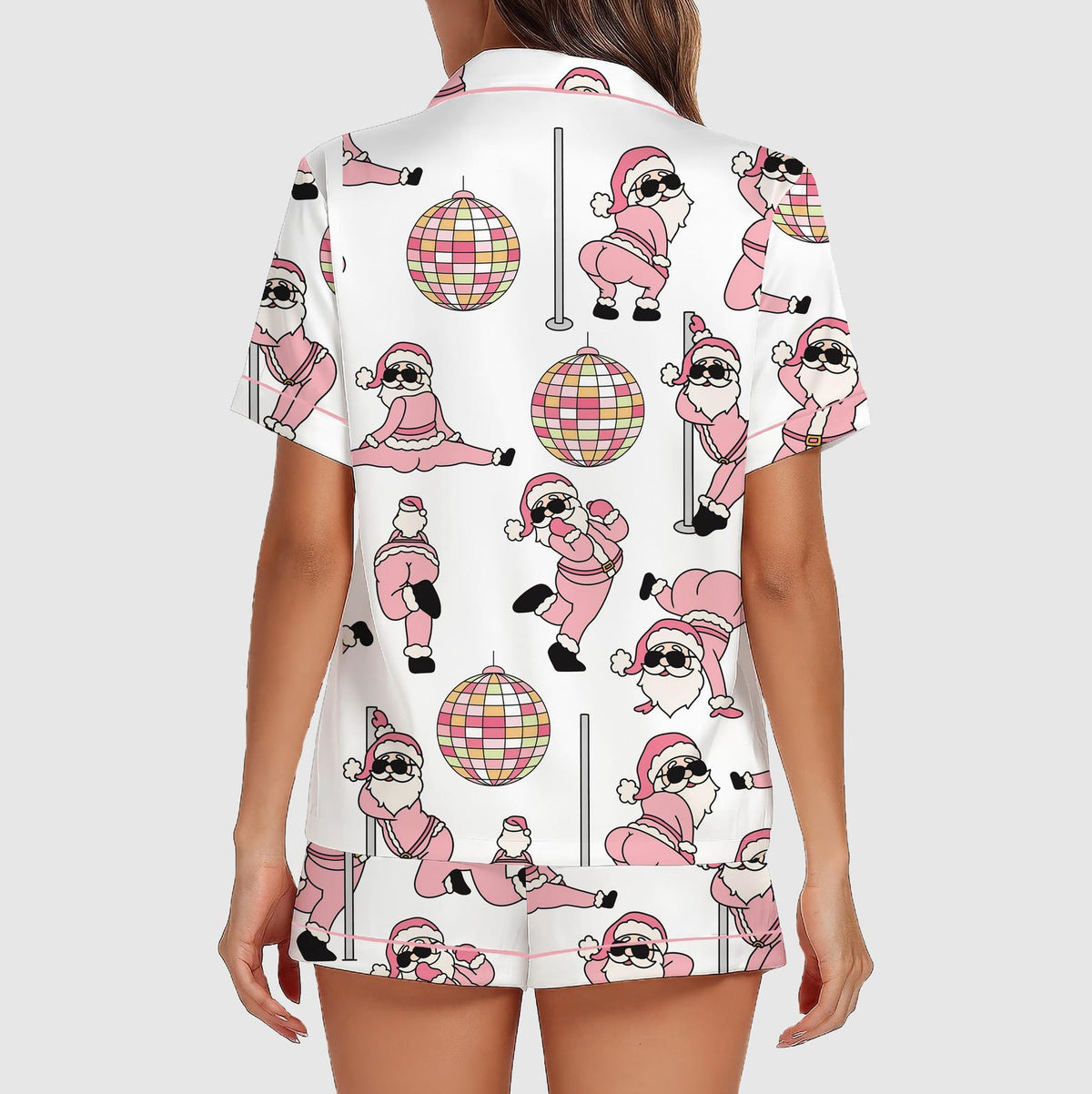 Women Christmas Pajama Set – Funny Dancing Santa Print Sleepwear, Pink Holiday Loungewear f7f8914b-fe16-43ec-a8f5-8a106638b37e-il_1588xN.7390933724_5wr5.jpg