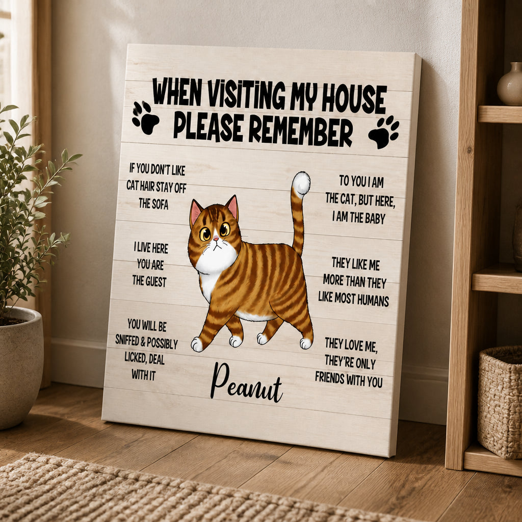 Personalized Cat House Rules Canvas – Watercolor Pet Portrait - Personalized Canvas f800c8f8-ae73-4e60-9687-ac7094bc69d1.jpg
