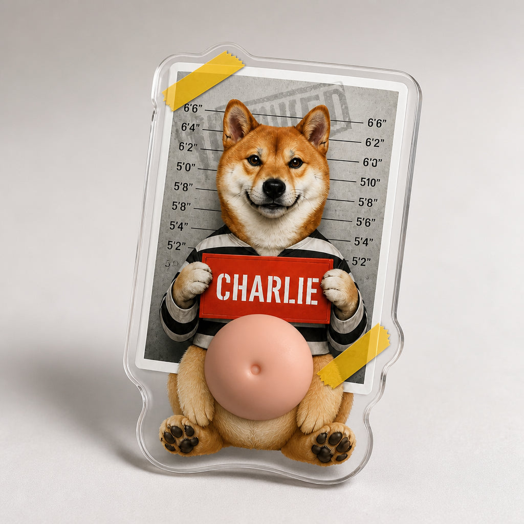 Custom Pet Mugshot Magnet – Photo + Name - Personalized Acrylic Refrigerator Magnet - Soft Rubber Belly f80b0189-d17a-42aa-9ced-4d5dc50d43ff.jpg