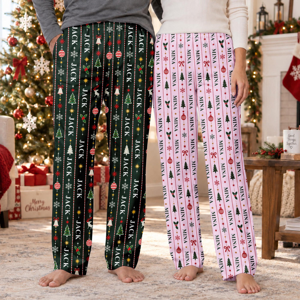 Personalized Name Christmas Pajama Pants, Custom Holiday Lounge Wear f8121c84-e7e3-4a95-a8f4-1ae9a2005813-1.jpg