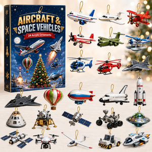 Aircraft & Space Vehicles Advent Calendar 2026 - 24-Day Festive Countdown, Acrylic Charms Blind Box - Gift For Kids, Family & Friends f8272307-0e9f-47a6-85ca-6df99cb32498-aircraft-box-charms.png