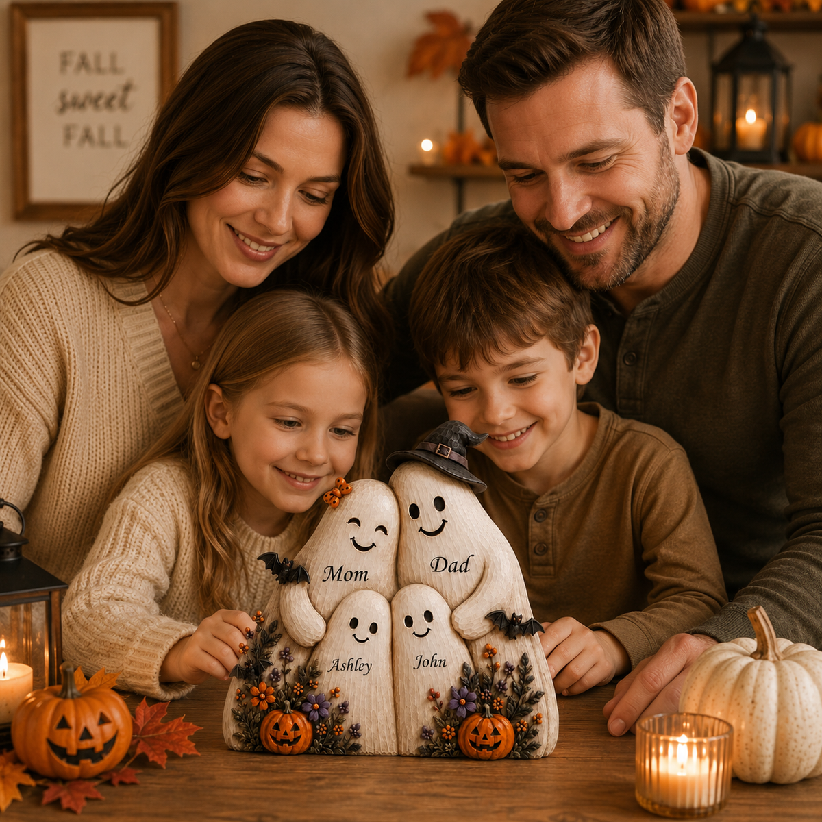 Personalized Ghost Family Wooden Block, Custom Name Halloween Family Sign, Spooky Home Decor, Halloween Keepsake Gift, Family Wooden Plaque f872a417-a894-4efb-896d-b09289cf3389-363d1a80-face-43a3-bf04-05d5bc429e5a.png