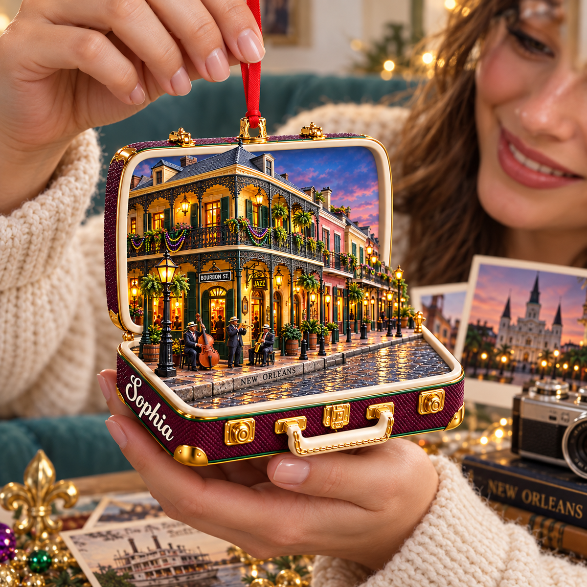 Personalized 3D French Quarter Suitcase Christmas Ornament – New Orleans USA Travel Souvenir & Gift for New Orleans Lovers f88f770d-6a79-4780-8d75-dcc48a60aeea-New-Orleans-Jazz-Suitcase-Keepsake-2.png