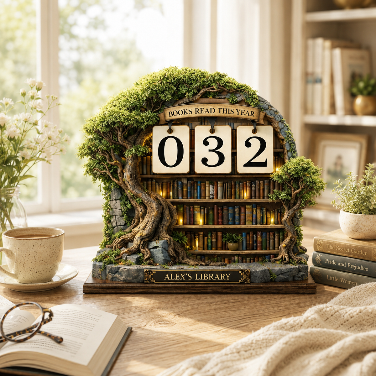 Personalized Wooden Books Read Tracker, Book Lover Gift f89b11cf-b5f8-475a-866a-4482b661fcf7-banner-1.png