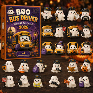 Boo Bus Driver Advent Calendar 2026 - 24-Day Festive Countdown, Acrylic Charms Blind Box - Gift For Family & Friends f8bce44b-502a-4440-90ab-00c76e1b9209-bus-driver.jpg
