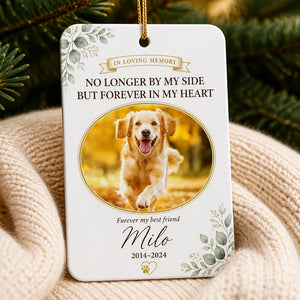 Pet Memorial Photo Ornament - Forever In My Heart - Personalized Aluminum Ornament f8d20005-ffd9-49d1-89c2-f0413e0a253a.jpg