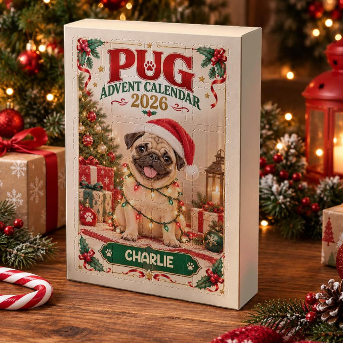 Custom Dog Name Pug Advent Calendar 2026, 24 Pcs Acrylic Dog Charms Christmas Countdown Present Box f8d83a42-21e2-4a8e-bca0-d477784c5f14-il_1588xN.8519926252_8038.jpg