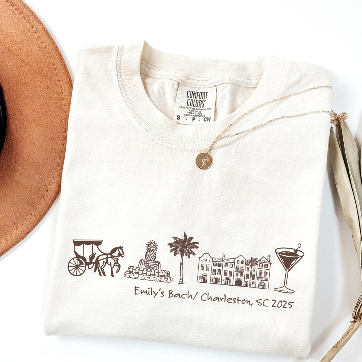 Custom Charleston Bachelorette Comfort Colors Shirt: Pineapple Fountain & Rainbow Row f8eb4b5c-3434-42a9-8ae1-5119b488f3bf-5.jpg