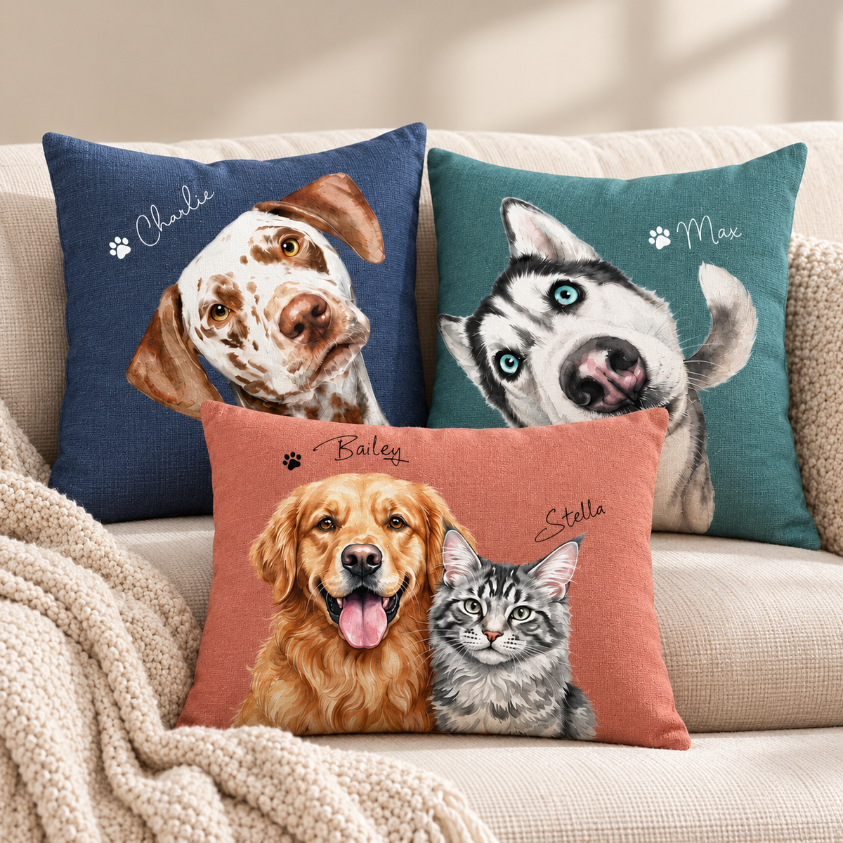 Personalized Pet Portrait Pillow, Custom Photo Pillow Cover, Dog & Cat Lover Gift, Pet Memorial Pillow, Custom Pet Cushion, Dog Mom Gift, Cat Mom Gift f8fdc96c-78a4-4763-b755-8ef80ab86745-999.png