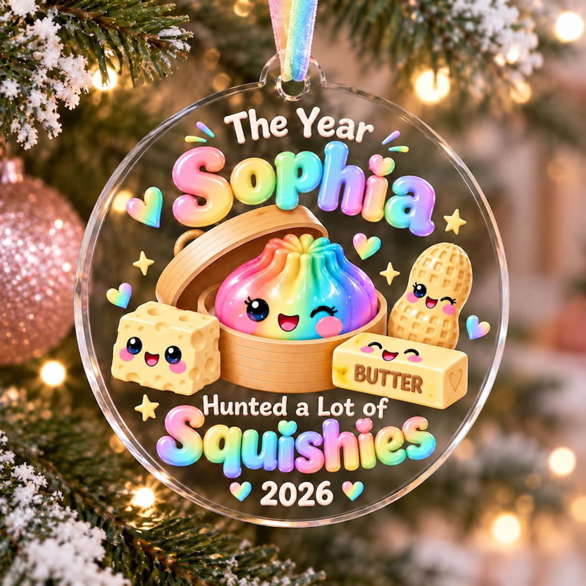 Trending Squishy Ornament, Squishy Lover Christmas Ornament, Custom Name Acrylic Ornament, Kids Squishy Collector Gift, 2026 Keepsake Decor f90f2403-7ce7-4577-9ba1-f9c0396a501a-2.jpg