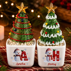 Personalized Glass Christmas Tree Planter with Name – Snowman Holiday Table Decor, Christmas Gift for Kids and Family f917dd15-0035-4b8c-aa0f-57a39c024f85-1.jpeg