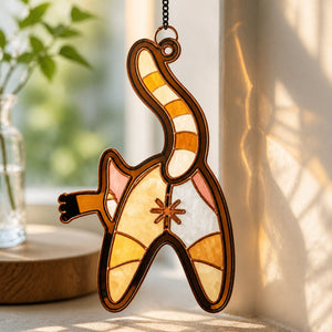 Stained-Glass Cat Butt Suncatcher – Funny Window Gift for Cat Lovers - Suncatcher Ornament f91b2c87-318d-4e9b-b1be-e8ab7fafec9e.jpg
