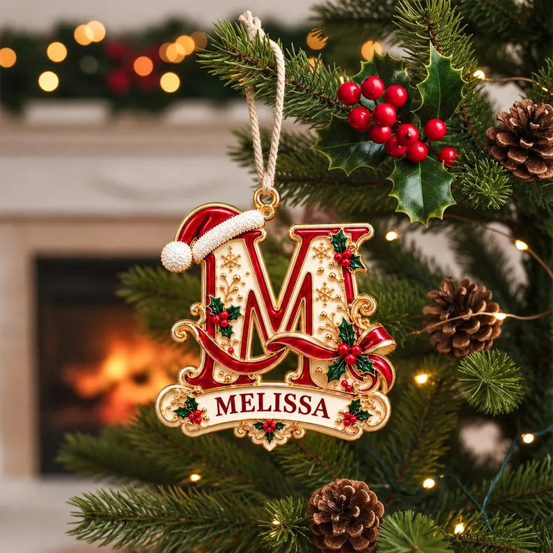 Personalized Christmas Ornament, Initial Letter Ornament, Monogram Name Christmas Tree Decor, Gift for Her, Stocking Stuffer f9541d17-5463-404d-84af-3e2bbc6ff8ed-drtgyi-2-.webp