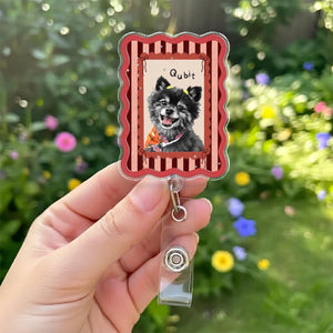 Personalized Dog Badge Reel, Custom Pet Watercolor Photo Badge Reel, Nurse Badge Reel, Dog Mom Gift f990abf9-1dcd-47dd-95bb-c41afe9443db-3.jpg