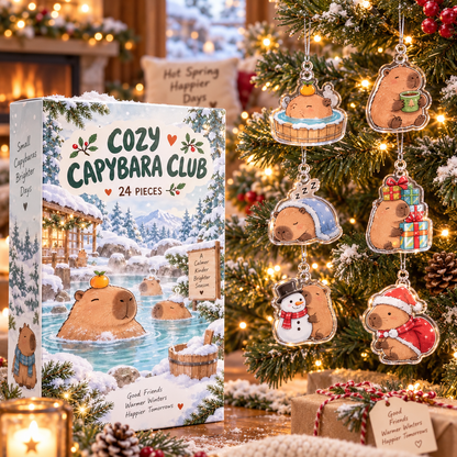 Capybara Advent Calendar, 24 Acrylic Hanging Tokens, Cozy Animal Christmas Countdown Gift for Capybara Lovers f9913fbd-ce29-498f-adb0-52799ec3e4f4-1c4d2509-02f8-4a04-8df3-775d94c67120.png