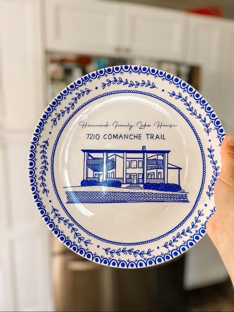 Housewarming Gift Custom House Portrait Plate, Personalized New Home Gift, Printed First Home Illustration, Closing Gift for Home Buyer f9a8c92f-8765-4ac7-98ed-f51ac65b062a-ghhjgghfhjgjjhghhjghghghj-1-.jpg