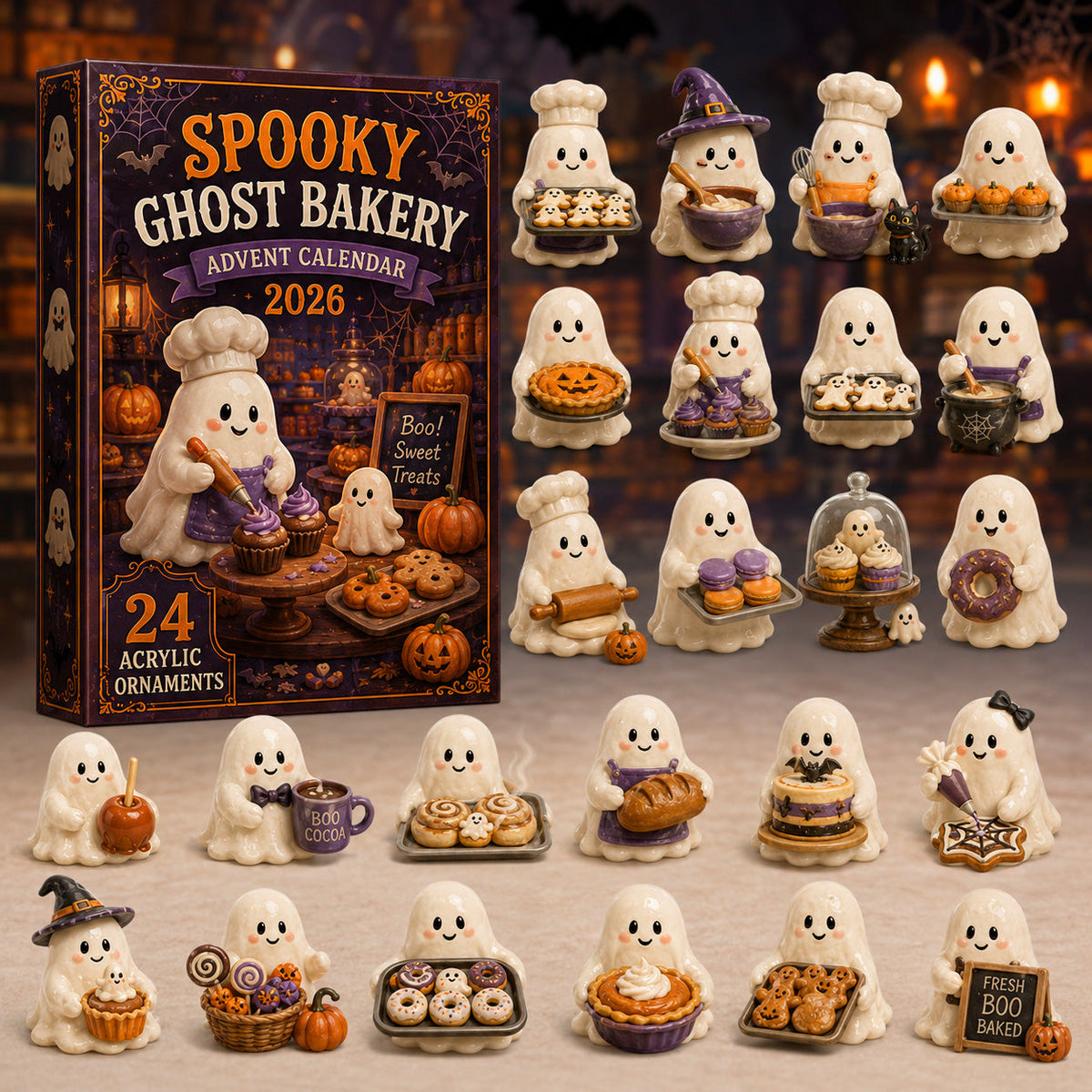 Spooky Ghost Bakery Advent Calendar 2026 - 24-Day Festive Countdown, Acrylic Charms Blind Box - Gift For Family & Friends f9c83b14-8baf-487c-b33e-6aab63594329-ghost-bakery.jpg