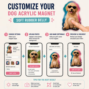Cool Pet Photo Magnet – Custom Name - Personalized Acrylic Refrigerator Magnet - Soft Rubber Belly f9cd55cf-1204-4f72-a1d9-273cb5f4e83b.jpg