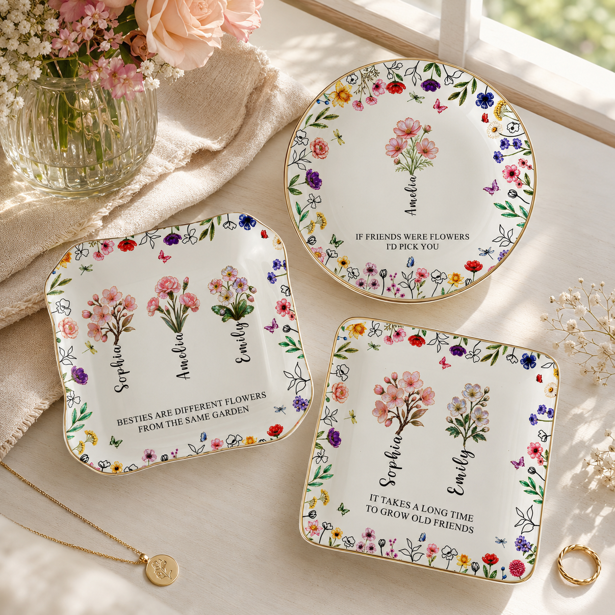 Personalized It Takes A Long Time To Grow An Old Friend Bestie Mother Of Pearl Jewelry Dish, Custom Best Friend Ring Dish, Birth Flower Dish fa071a2b-2b6f-44c4-8b4a-e22d69eb73b4-1.png