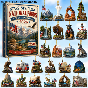 Stars, Stripes & National Parks Advent Calendar 2026 - 24-Day Festive Countdown, Acrylic Charms Blind Box - Gift For Family & Friends fa141566-e43d-4c03-b955-7c4b6d3c5e3f-national-parks-text.png