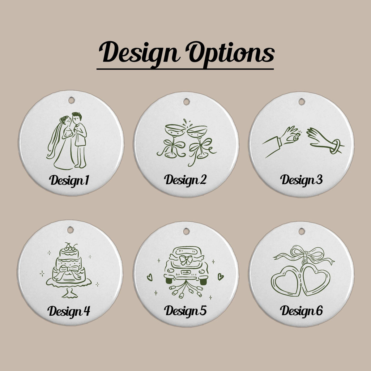Custom Engaged Ceramic Ornament, Custom Engagement Gift, Personalized Engagement Gift for Engaged Couples, Wedding Gift Newlyweds, Bride and Groom fa56296f-e92b-4e4c-bc6a-dde895323518-6.jpg